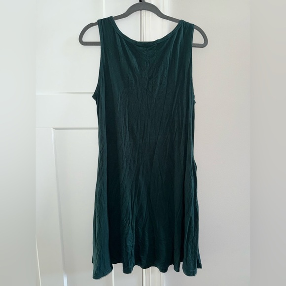 Amazon Essentials Women's Mini Dress - Dark Green - Picture 2 of 3